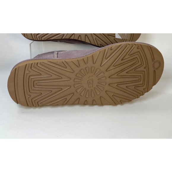 UGG Ultra Mini Classic Booties Suede Sugarplum Winter Boots Women Size UK6 US8 - Picture 5 of 9